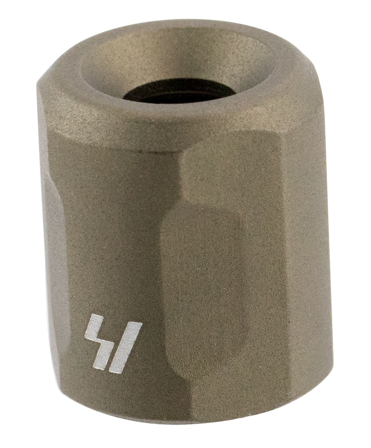 Strike BCTPFDE Barrel Thread Protector 223 Rem/5.56x45mm NATO AR Platform Flat Dark Earth Aluminum 1/2″-28 tpi
