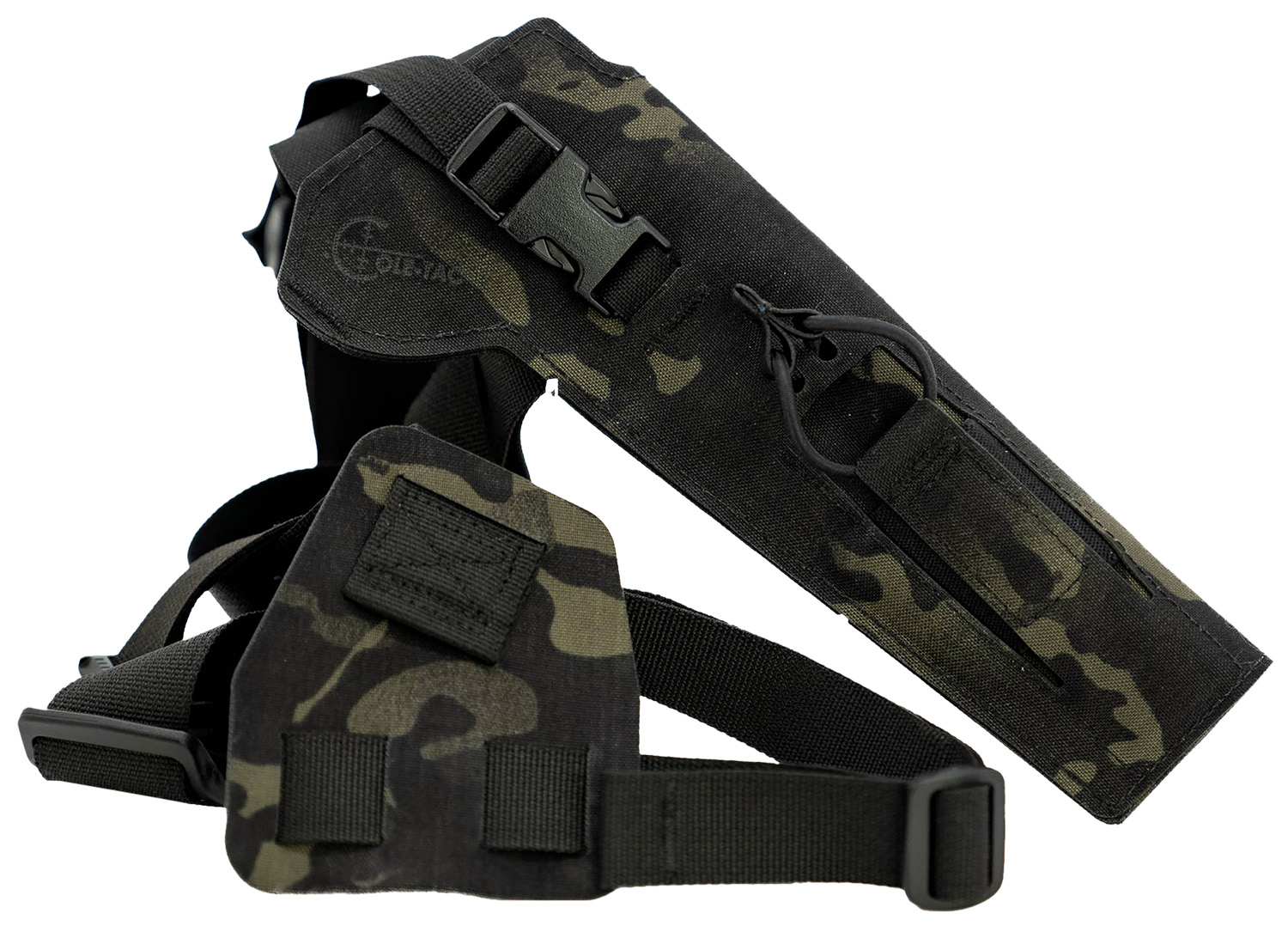 Cole-tac VW205 Varmint Wrangler Pistol Holder Chest Multi-Cam Black Left Hand