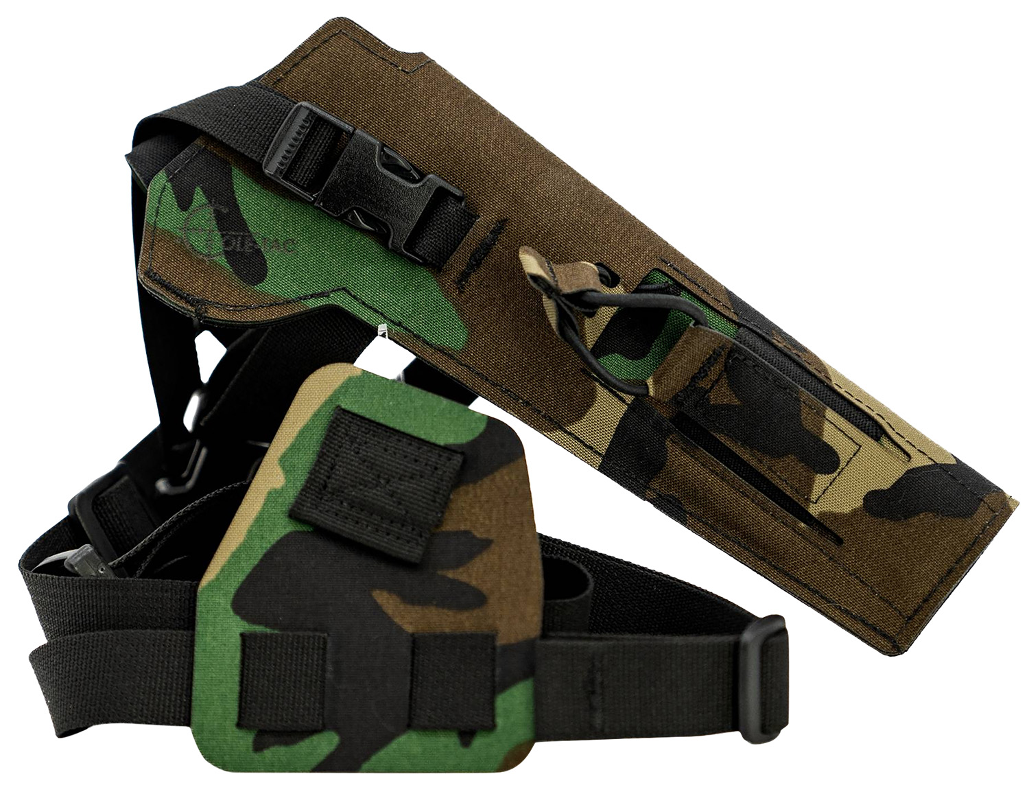 Cole-tac VW206 Varmint Wrangler Pistol Holder Chest M81 Woodland Left Hand