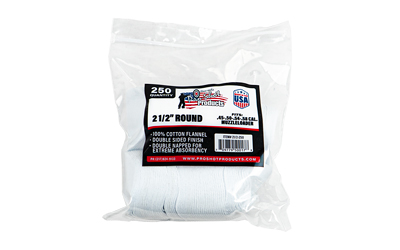 PRO-SHOT PATCH .45-.58CAL 2 1/2″ 250