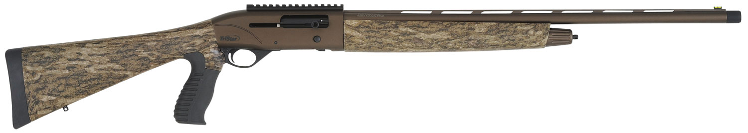 TriStar 24152 Viper G2 Turkey 20 Gauge 3″ 5+1 24″ Barrel, Bronze Cerakote Receiver, Mossy Oak Bottomland Fixed Pistol Grip Stock, Includes 4 MobilChoke