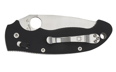 SPYDERCO MANIX 2 XL BLK G10 PLNEDGE
