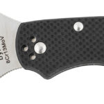 Spyderco BY01GP2 Byrd Harrier 2 3.39″ Folding Clip Point Plain 8Cr13MoV SS Blade Black  Textured G10 Handle Includes Pocket Clip
