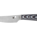 SPYDERCO BOW RVR G-10 BLK/WTE W/STH