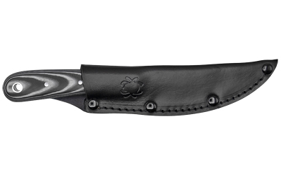 SPYDERCO BOW RVR G-10 BLK/WTE W/STH