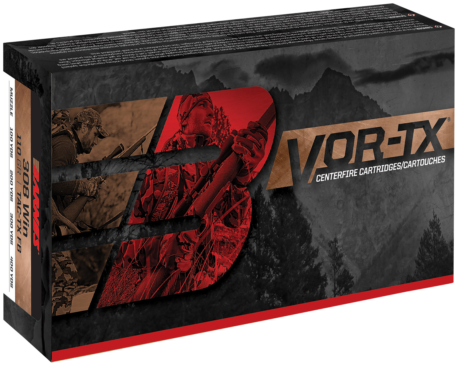 Barnes Bullets 21561 VOR-TX Rifle 7mm-08Rem 120gr Tipped TSX Boat Tail 20 Per Box/10 Case
