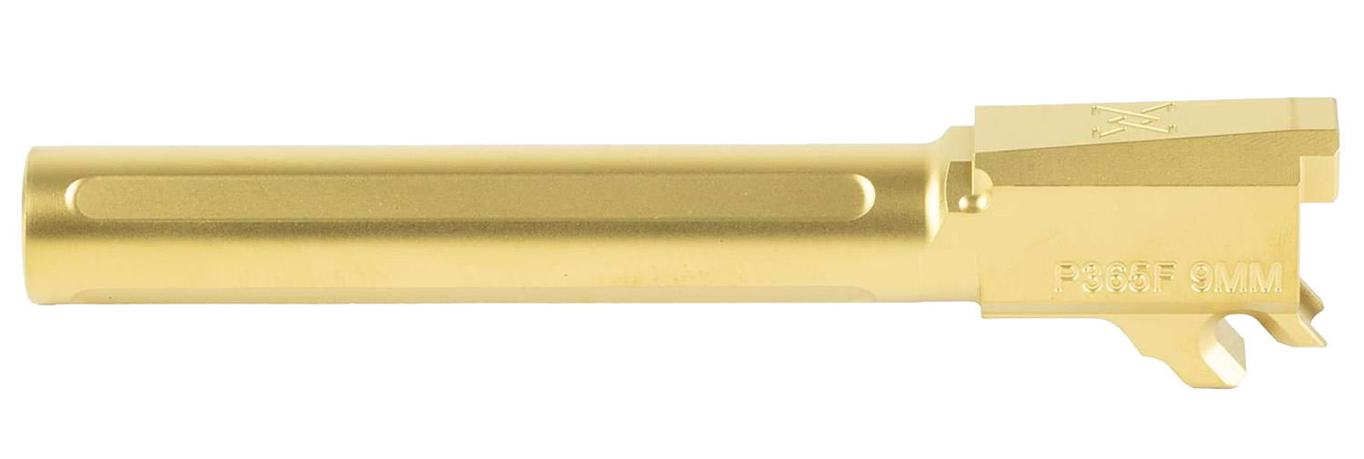True Precision Inc TPP365FBXG Sig 9mm Luger 4.30″ Gold TiN Stainless Steel, Fits Sig P365 Fuse