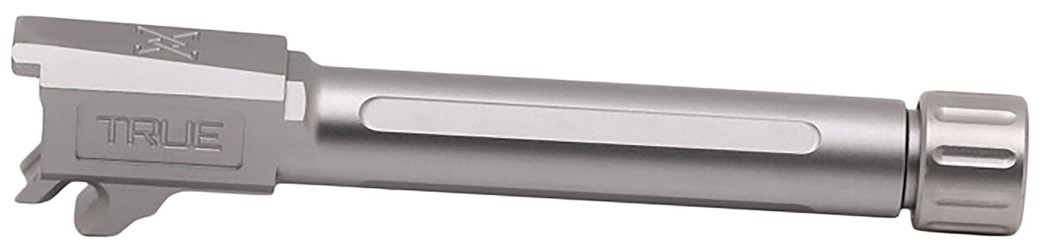True Precision Inc TPP365FBXT Sig 9mm Luger 4.30″ Threaded Satin Stainless Steel, Fits Sig P365 Fuse