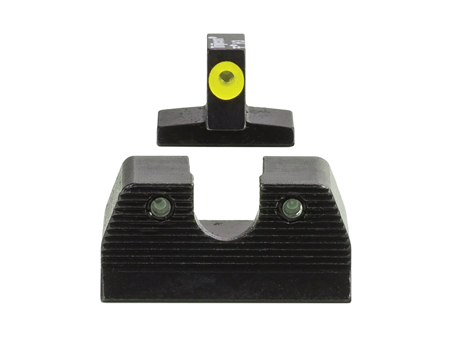Trijicon 600890 HD XR Night Sight Set Green Tritium/Yellow Outline Front, Green Tritium Rear, Black Frame, Fits FN FNP/FNX