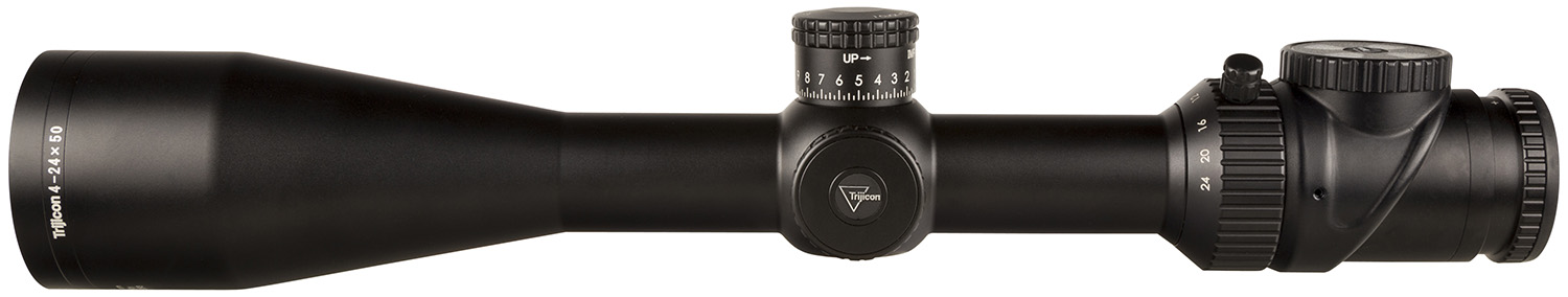 Trijicon 200162 AccuPoint Satin Black 4-24x50mm 30mm Tube Illuminated Duplex w/Green Dot Reticle Second Focal Plane