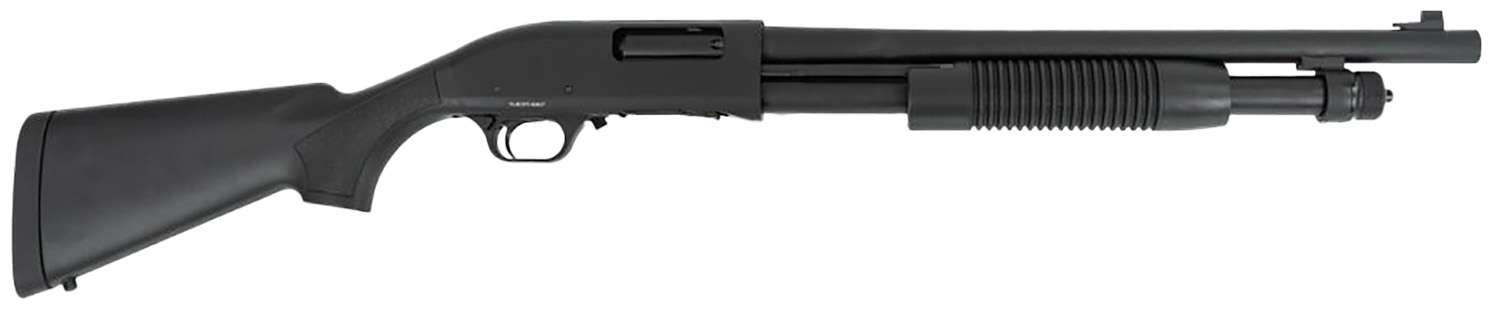 Tokarev USA 21000412 TX3 Hammer Full Size 12 Gauge Pump 3″ 5+1 18.50″ Black Chromate Cylinder Bore Barrel, Black Anodized Drilled & Tapped Receiver, Fixed Black Synthetic Stock