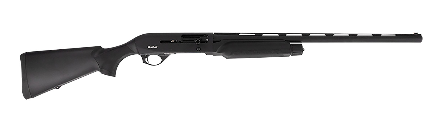 Spandau Arms 21000185 S2 Field 12 Gauge Semi-Auto 3″ 3- 2.75″ Shells 24″ Black Vent Rib Barrel, Black Drilled & Tapped Receiver, Fixed Black Polymer Stock, Benelli Choke Tube System
