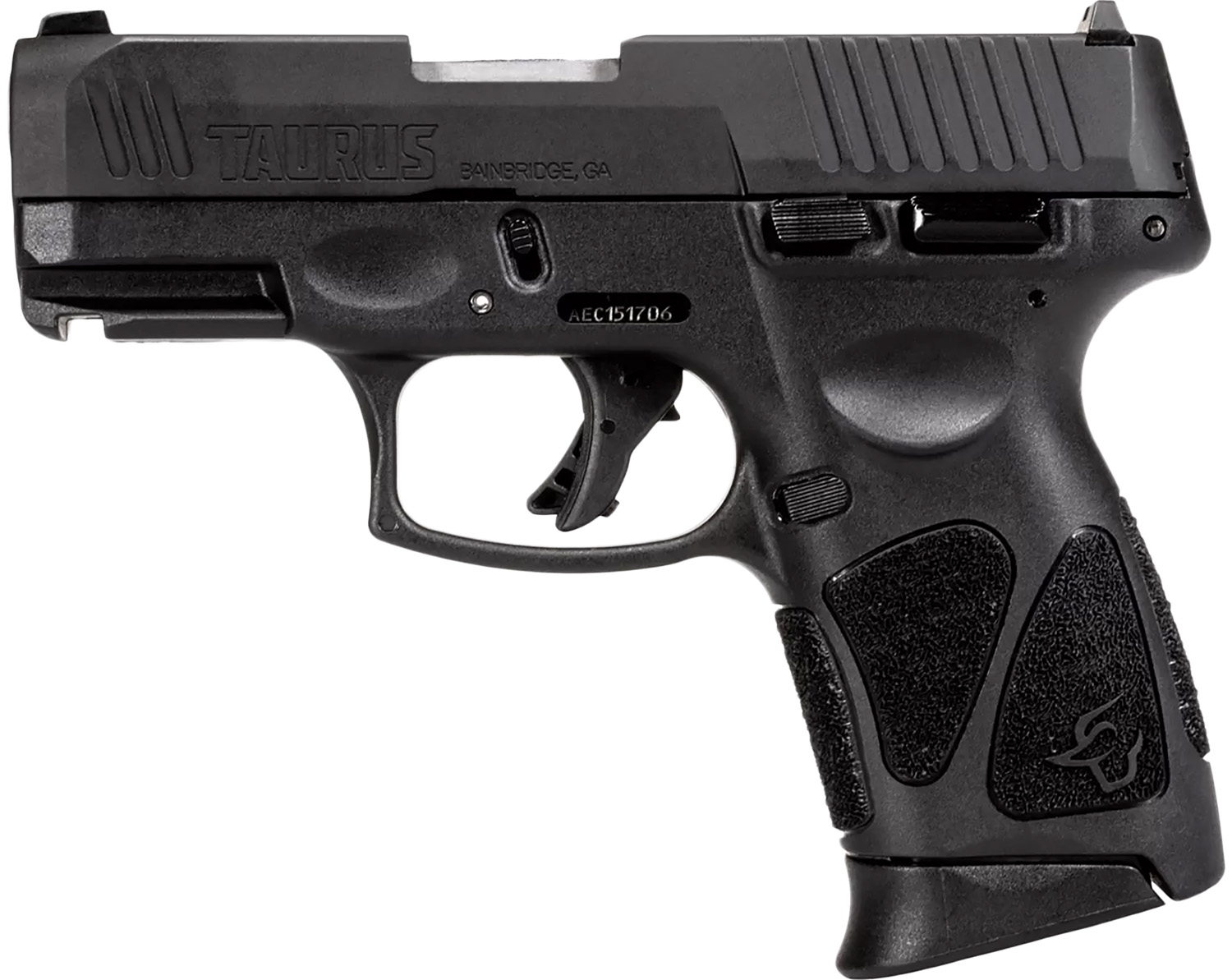 Taurus 1G3C4031 G3C Compact Frame 40 S&W 10+1 3.26″ Matte Stainless Steel Barrel, Matte Black Tenifer Serrated Steel Slide, Black Polymer Frame w/Picatinny Rai,l Black Polymer Grip, Right Hand