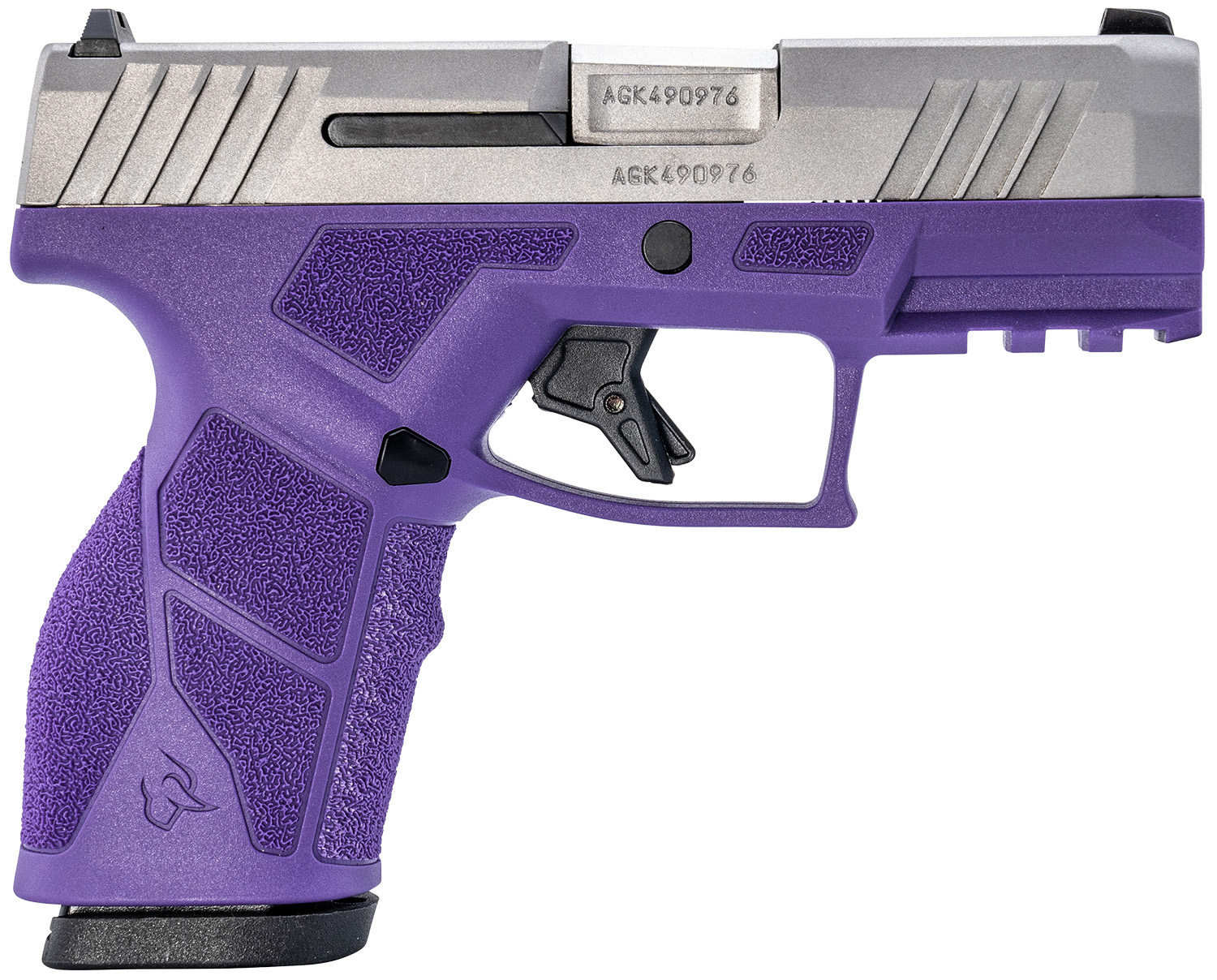 Taurus 1-GX2939DP GX2  9mm Luger 13+1 3.37″ Matte Stainless Steel Barrel, Matte Serrated Stainless Steel Slide, Dark Purple Polymer Frame w/Picatinny Rail, Polymer Grip