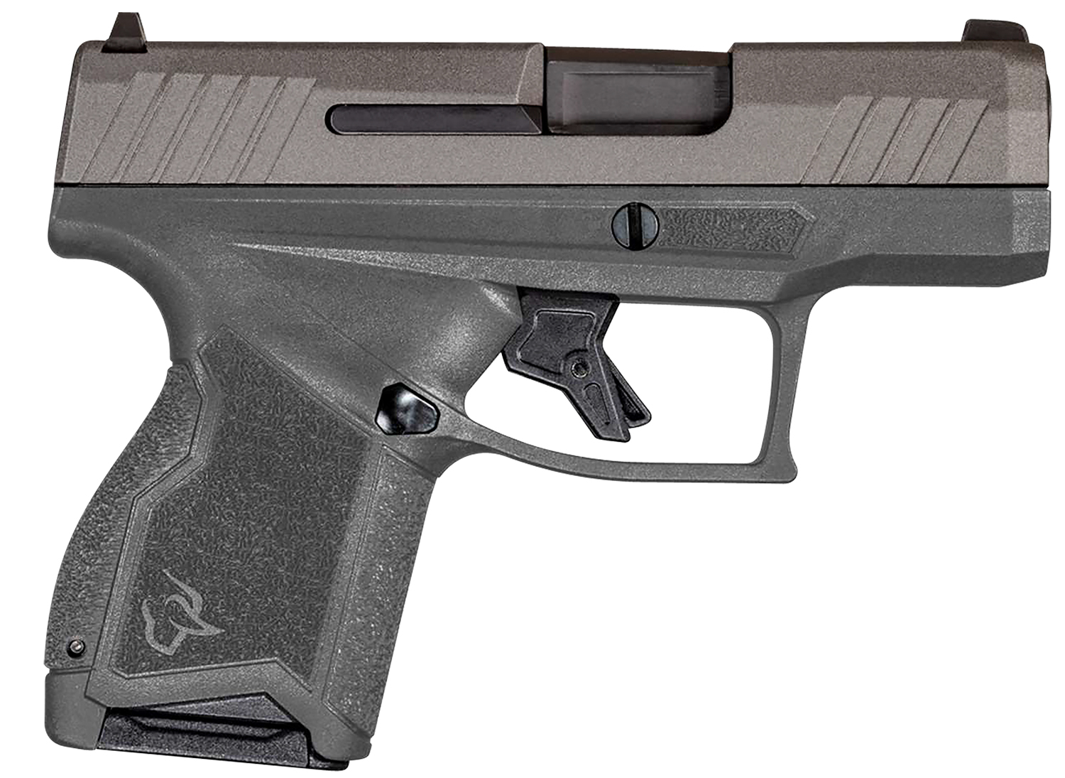 Taurus 1-GX4M93CG GX4 Micro-Compact 9mm Luger Caliber with 3.06″ Barrel, 11+1 Capacity, Gray Finish Frame, Serrated Tungsten Gray Cerakote Steel Slide & Interchangeable Backstrap Grip Includes 2 Mags