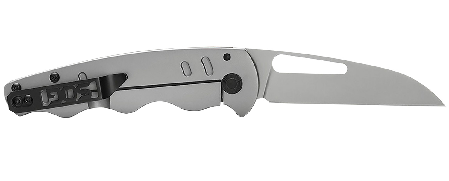 S.O.G SOG14520157 Escape FL 3″ Folding Sheepsfoot Plain 8Cr13MoV SS Blade Silver w/ “SOG” Stainless Steel Handle Includes Pocket Clip
