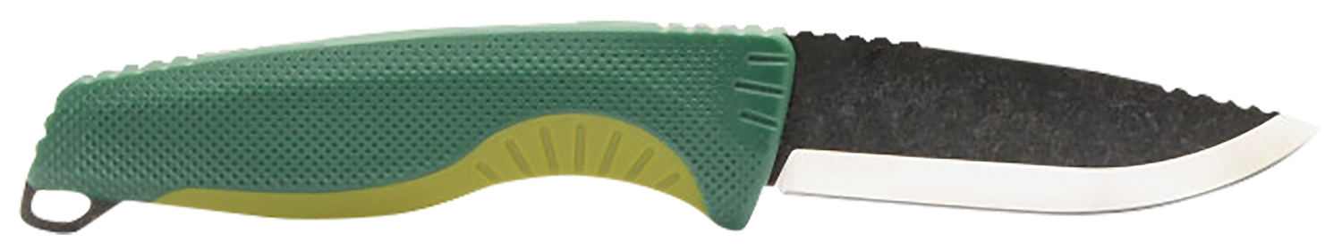 S.O.G SOG17410257 Aegis AT 3.13″ Folding Drop Point Part Serrated Black TiNi Cryo D2 Steel Blade, OD Green Textured GRN Handle