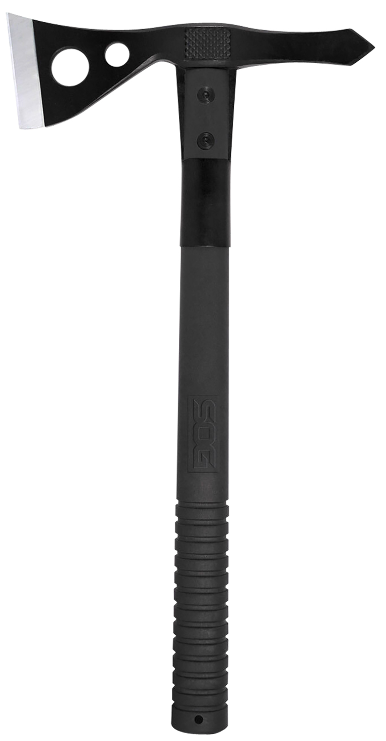 S.O.G SOGF01TNCP Tactical 2.75″ Blade 420HC SS Blade Black Side Hammer Checkering GRN Handle 15.75″ Long Tomahawk