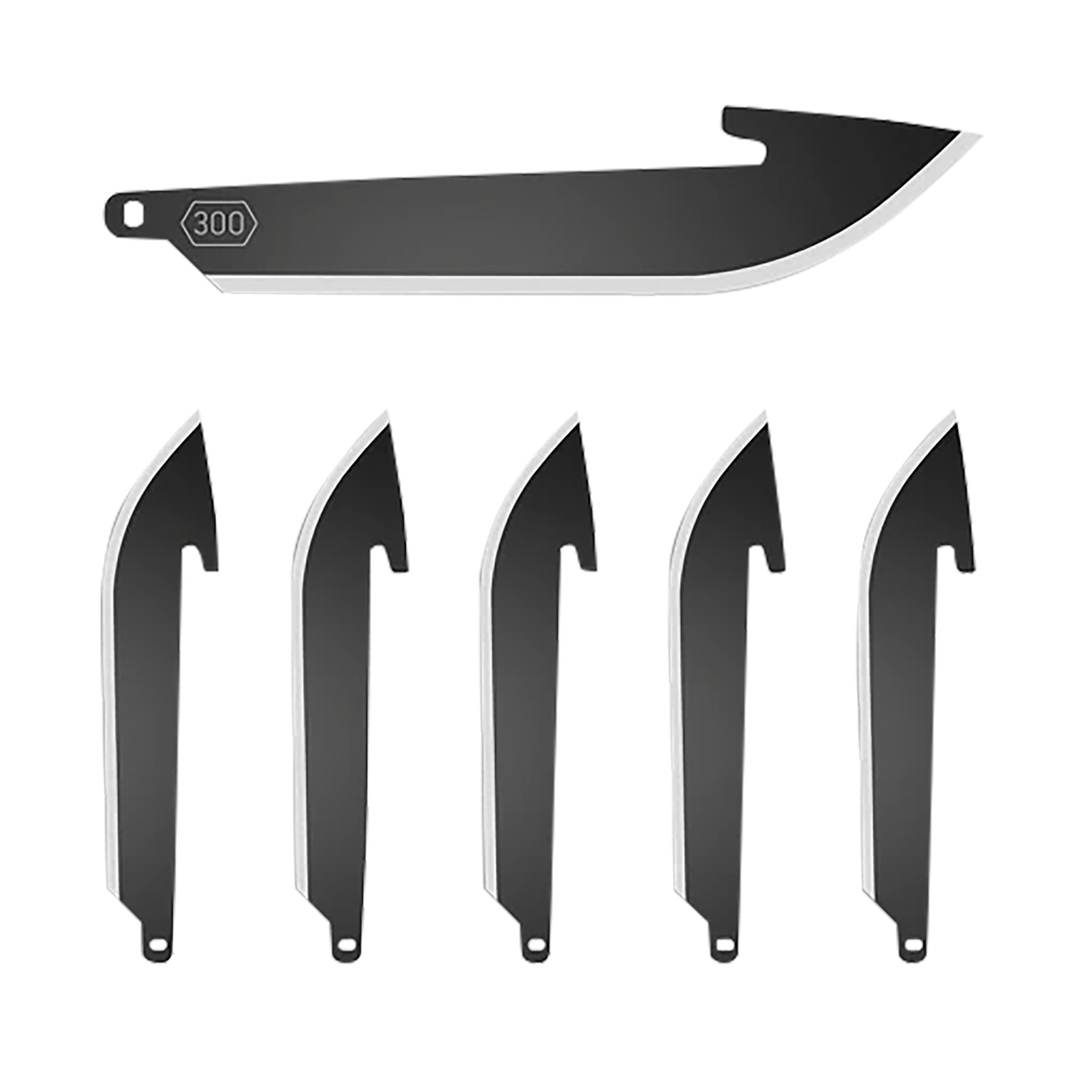 Outdoor Edge RR30K-6C Replacement Blades Drop Point 3″ 420J2 SS Blade, 6 Blades