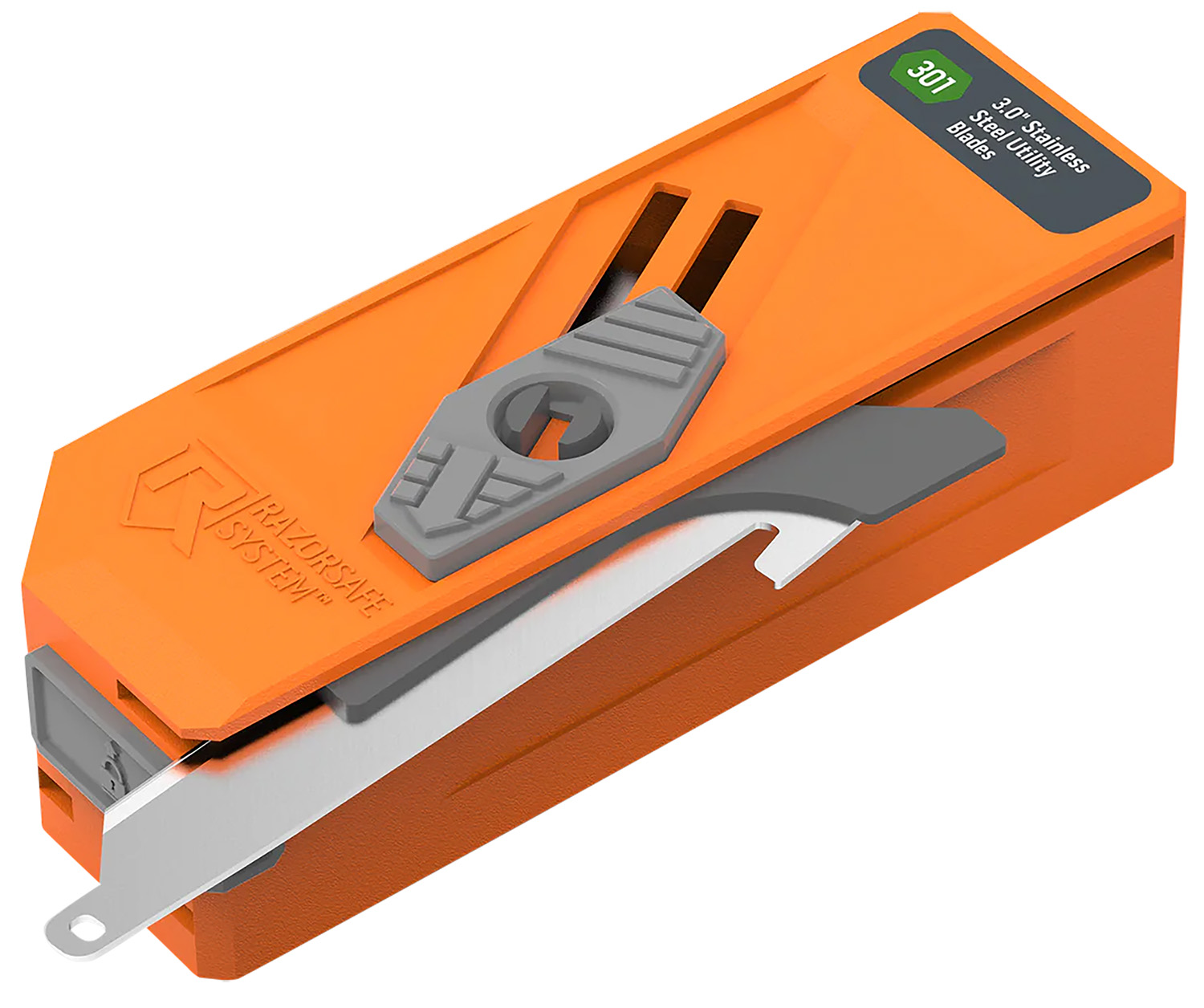 Outdoor Edge RR30D12C Blade Dispenser Blaze Orange, 12 Drop Point 3″ 420J2 SS Blades