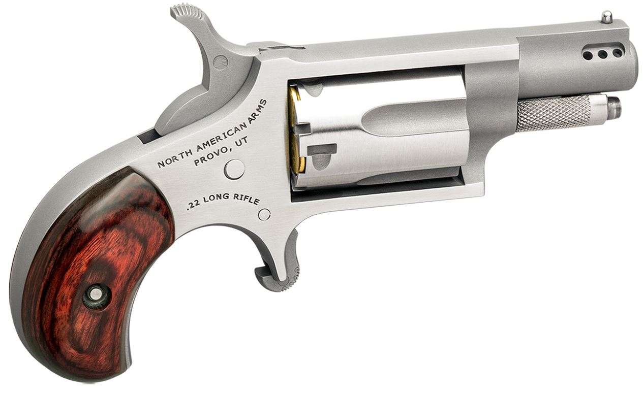 NORTH AMERICAN ARMS MINI 22LR REV 1-1/8″ SS PORTED