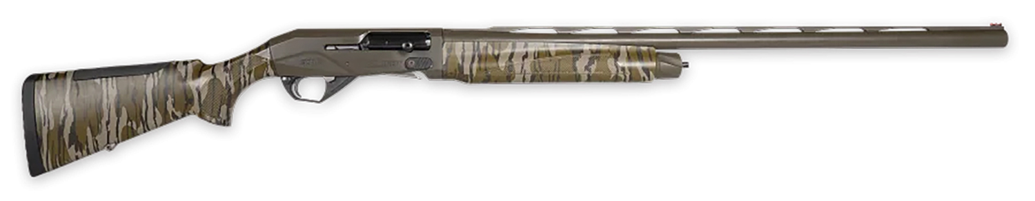 Weatherby XBL1228SMG Sorix Full Size 12 Gauge 3.5″ 2+1 28″ Vent Rib Barrel & Drilled & Tapped Steel Receiver, Mossy Oak Bottomland Synthetic Stock w/Adj Shim, Ambidextrous