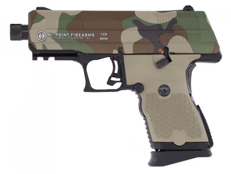 HI-POINT C-9 9MM M81 CAMO 10+1 3.93″ TB