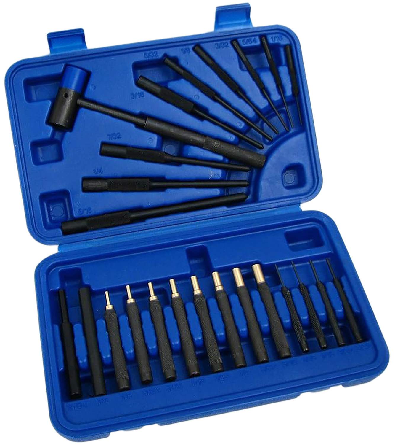 DAC GMPUNCH24 Drive Pin & Roll Punch Set Universal 24 Pieces