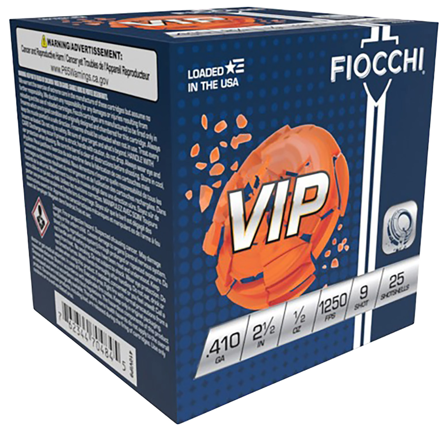 Fiocchi 410VIP9 Exacta Target VIP 410Gauge 2.50″ 1/2oz 9Shot 25 Per Box/10 Case