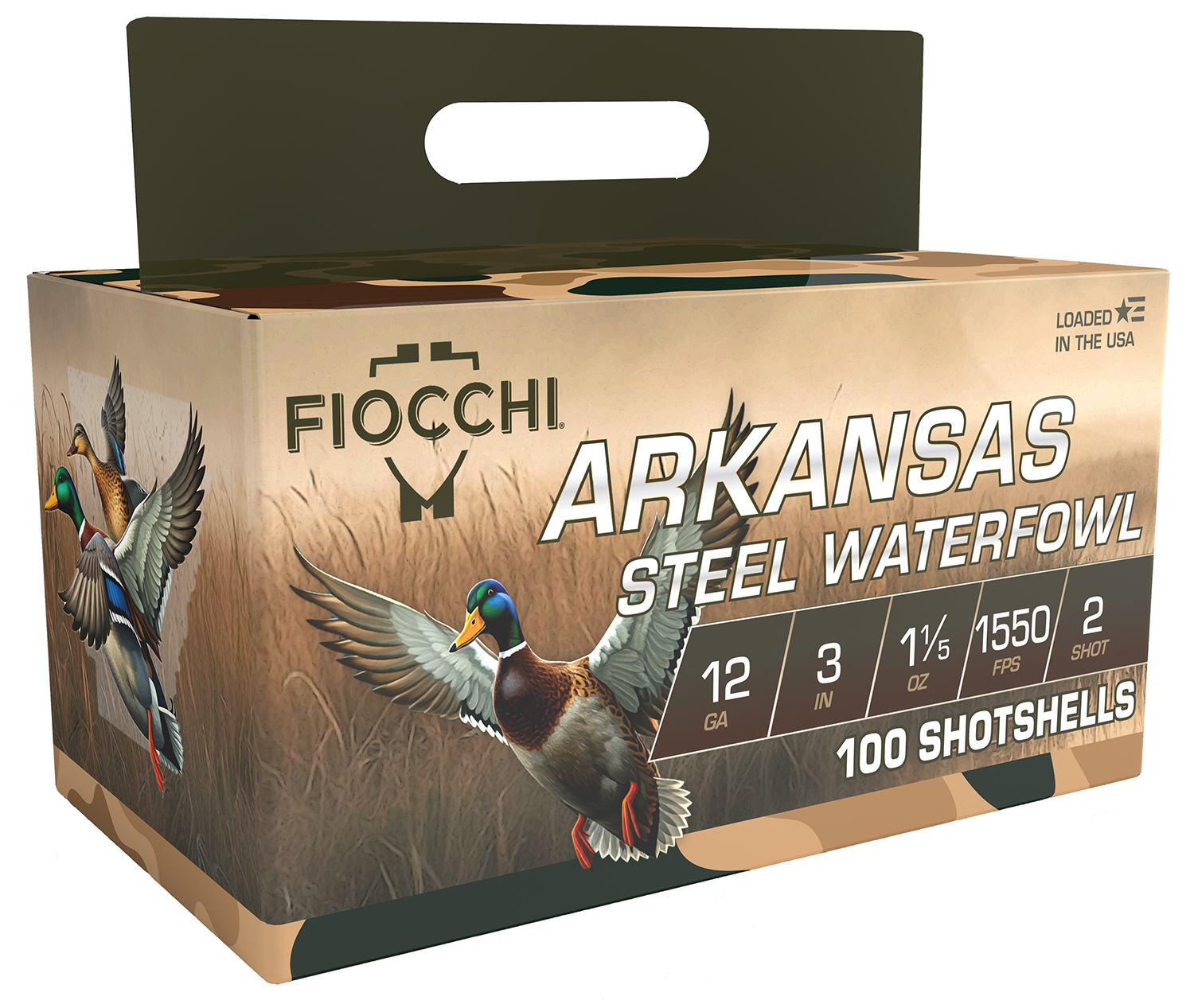 Fiocchi 123ADS3 12Gauge 3″ 1 1/5oz 3Shot 100 Per Box/2 Case