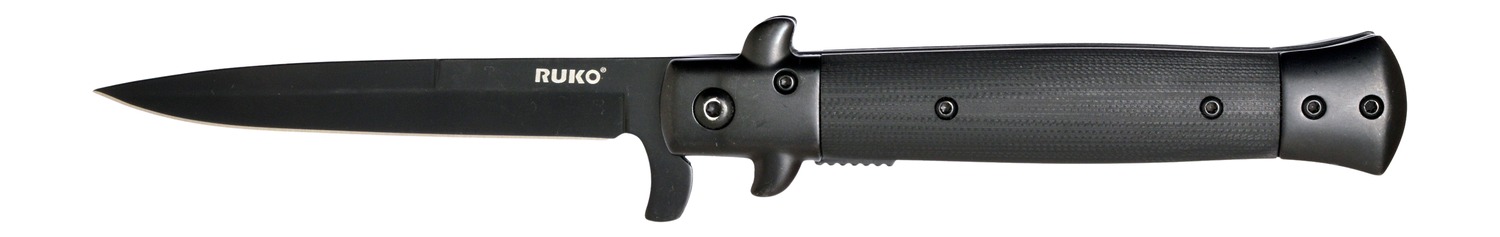 RUKO RUK0184BK 420A 4″BLKOUT FOLDING G10