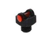 TruGlo TG954CR StarBrite Deluxe Bead  Black | Red Fiber Optic Front Sight 5-40″ Threads