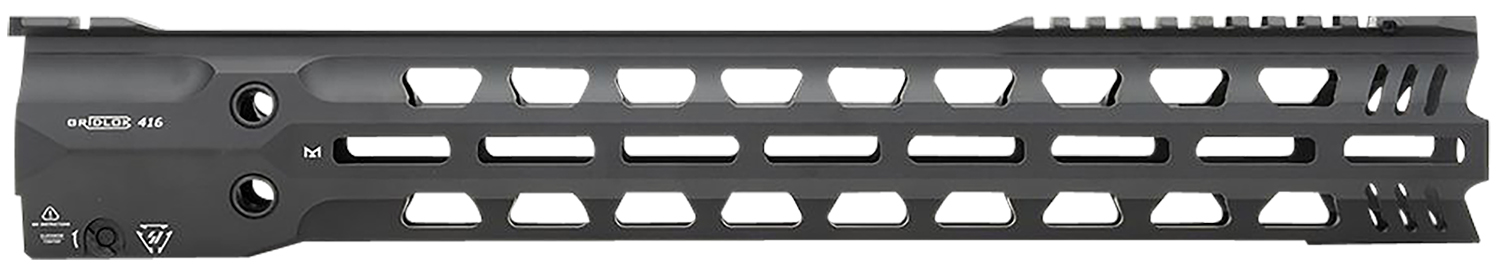 Strike Industries GRIDLOK-416-L-16 GridLok Lightspeed With Quick Detach System 16″L 1.57″D M-LOK Black Aluminum for HK 416, HK MR556, M27 IAR
