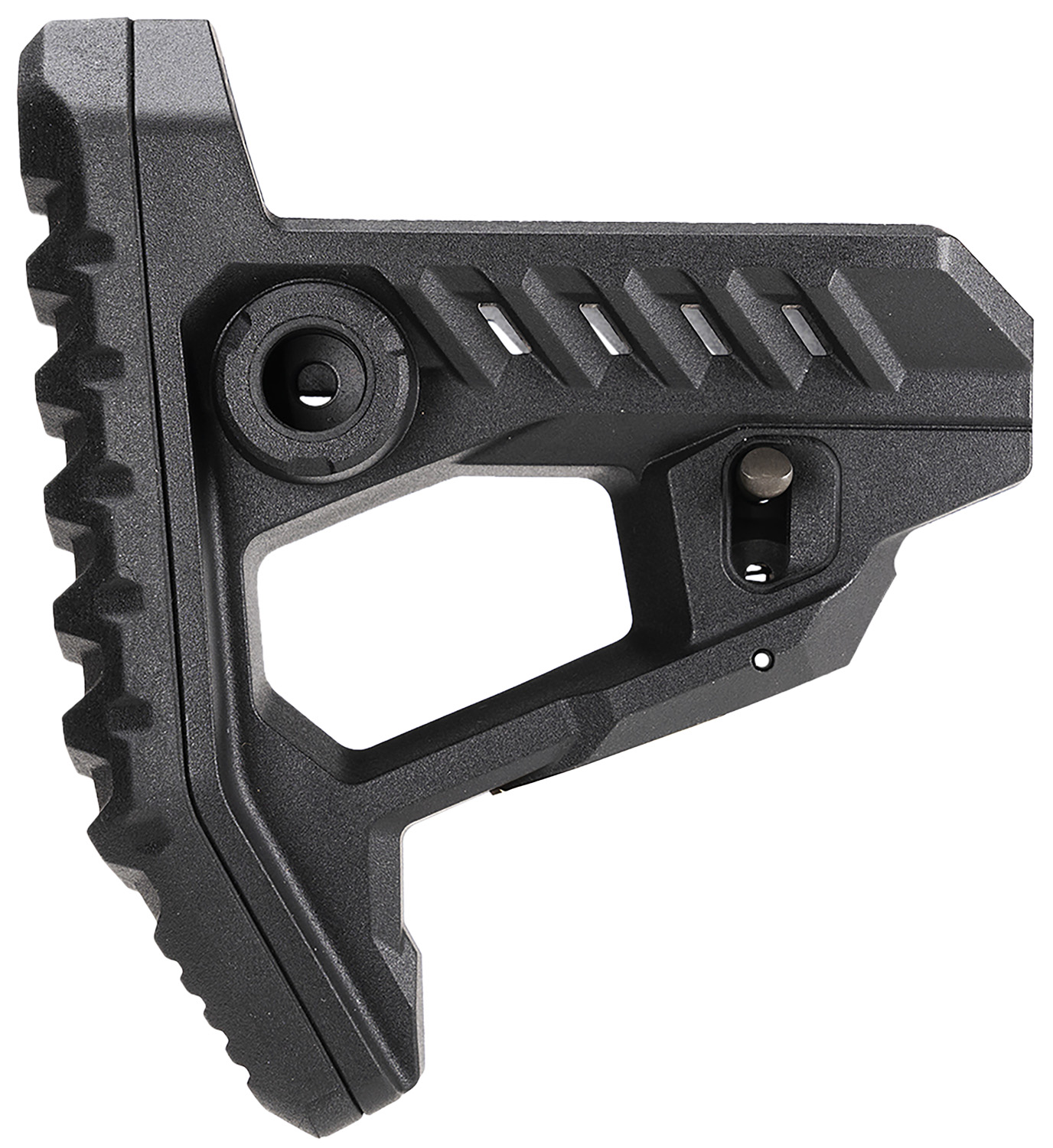 Strike Industries STRIKEPOLYPITBK Pit Stock Black Polymer 3.87″ OAL