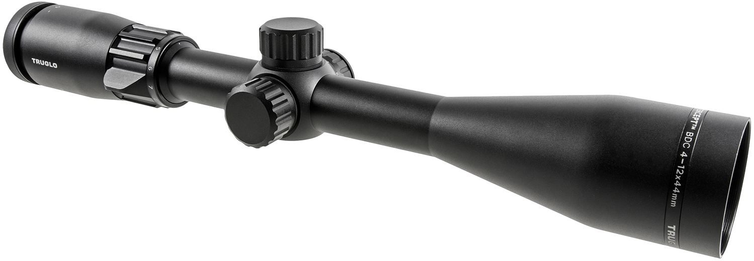TruGlo TG-8539BIB Intercept Black Anodized 3-9x42mm 1″ Tube Illuminated BDC Reticle