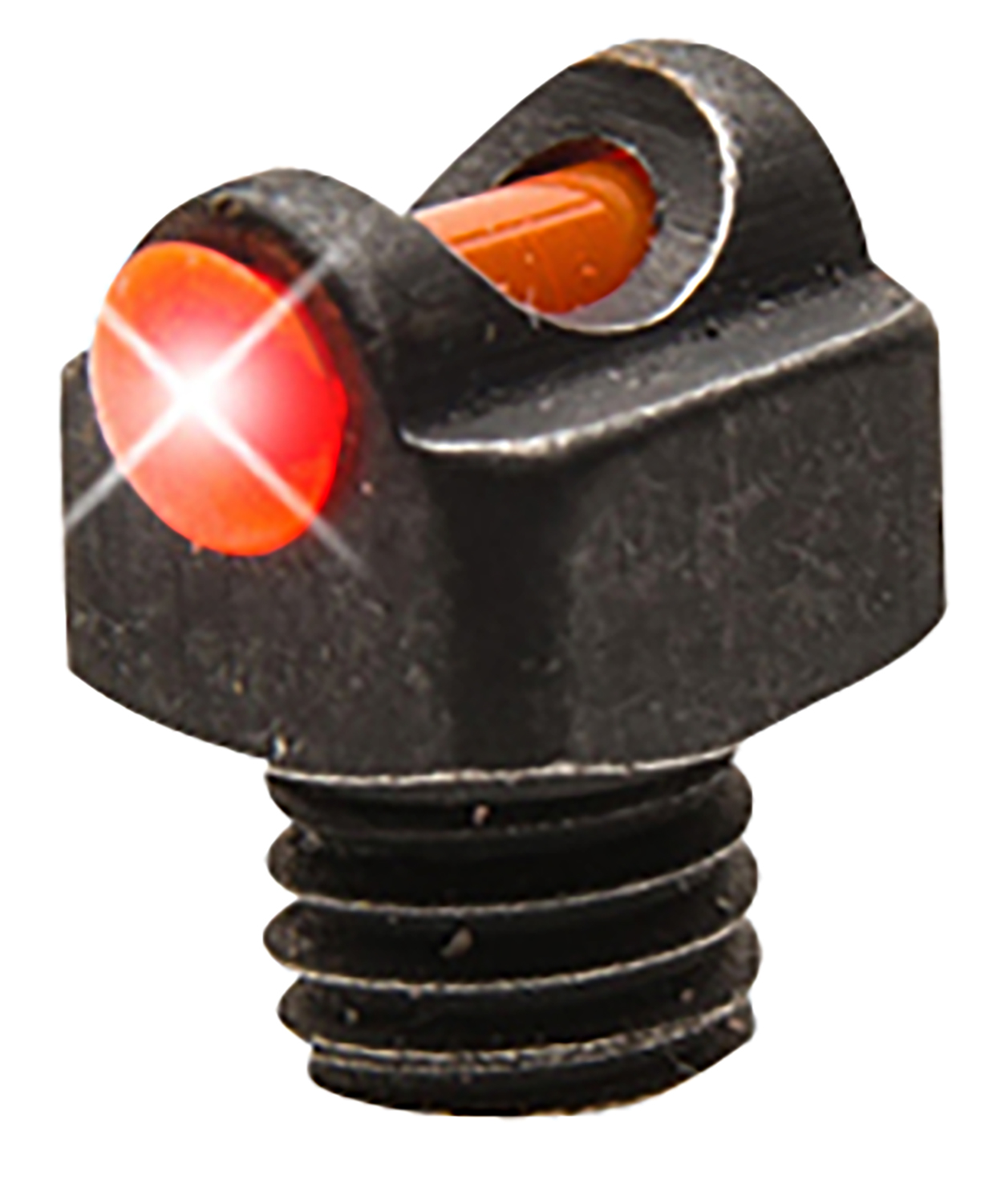 TruGlo TGTG954BR StarBrite Deluxe Bead Black | Red Fiber Optic Front Sight 3-56″ Threads
