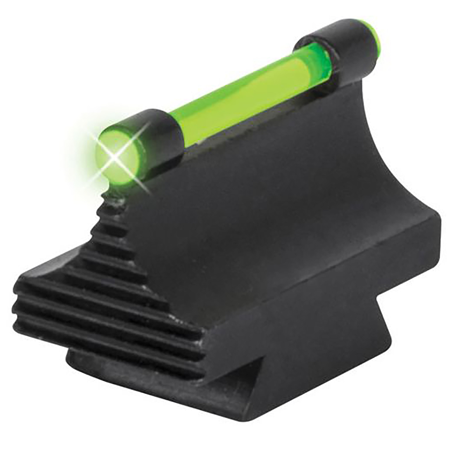 TruGlo TGTG95500RG 3/8″ Dovetail Front Sight Black 0.500″ Green Ramp for Rifle