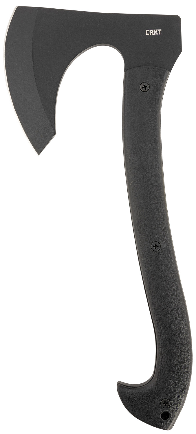 CRKT 2917 Skeggox  4.83″ Plain Axe w/Beard, SK-5 Steel Blade, Black Contoured GRN Handle, 12.94″ OAL