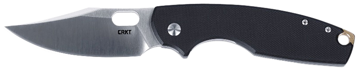 CRKT 5321 Pilar IV 3.09″ Folding Plain Satin D2 Steel Blade/Black/SS G10/SS Handle Includes Pocket Clip