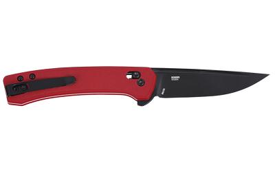 CRKT Q COMPACT 3.05″ PLAIN EDGE RED