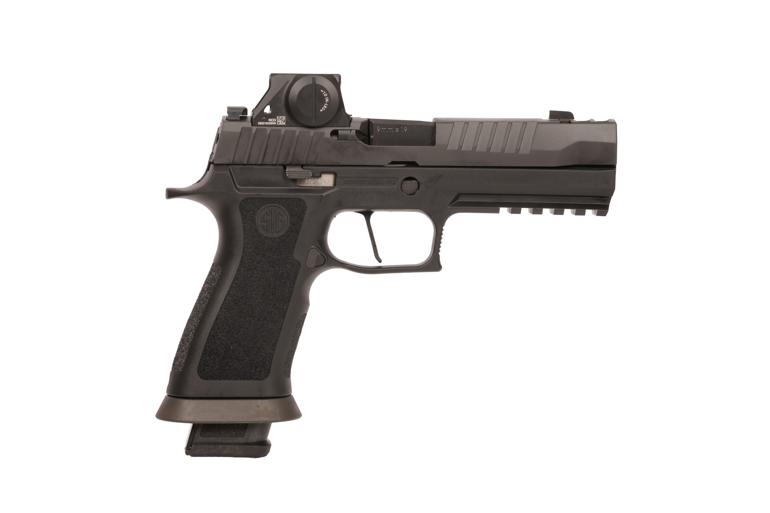 SIG SAUER P320 MOD 9MM COMP ROMX 4″ 21+1