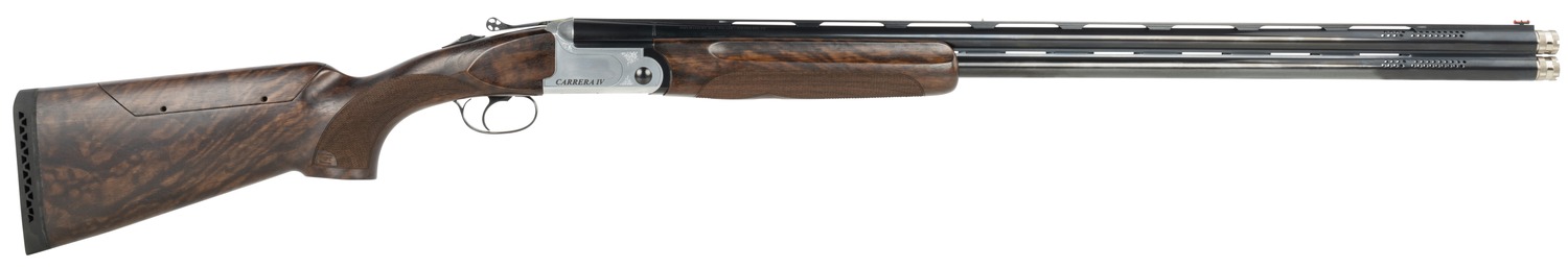 F.A.I.R. FRDCIV1232 Carrera IV 12 Gauge Break Open 2rd 32″ Blued Over/Under Ported Barrel, Engraved Nickel Receiver, Walnut w/Adj Comb Stock, Technichoke XP70 Choke System