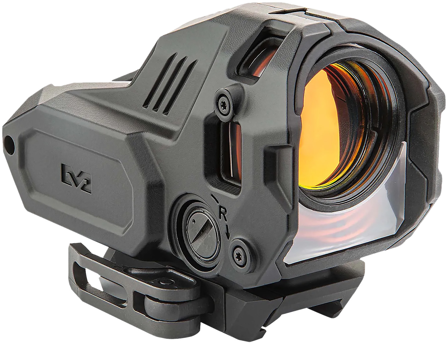 Meprolight USA 56225270 M22 Pro  Black 10 MOA Amber Triangle Reticle