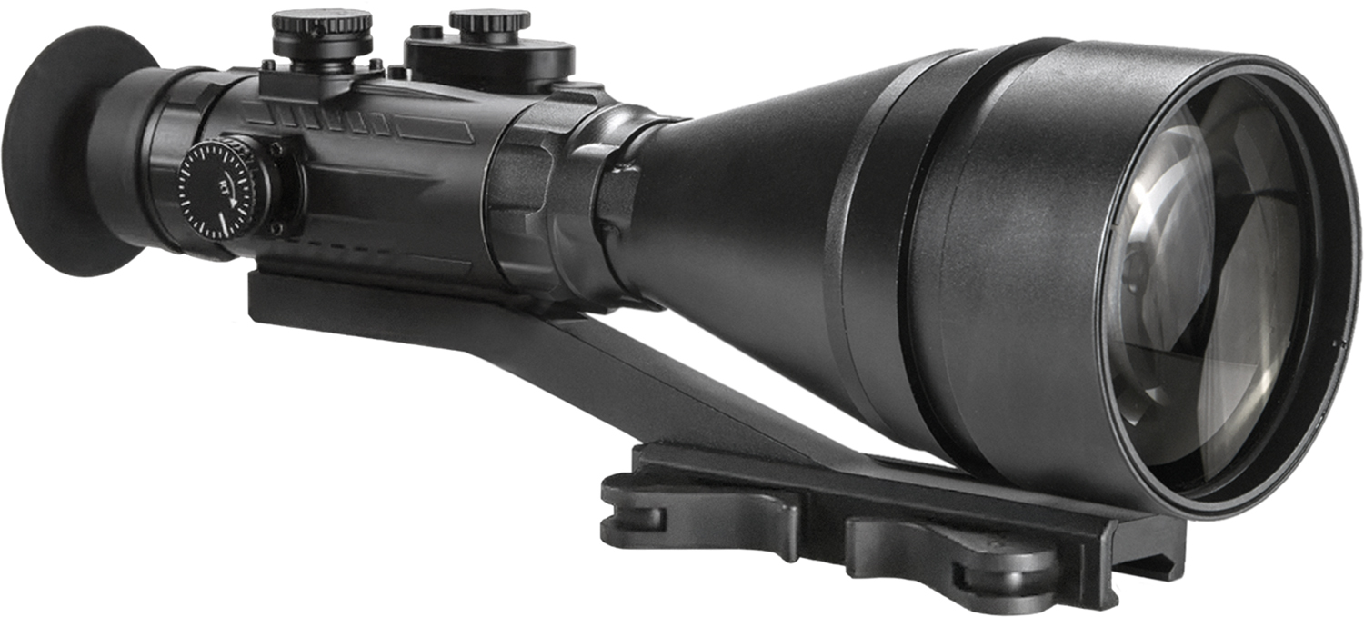 AGM Global Vision 15WP6622483011 Wolverine Pro-6 NL1 Night Vision Riflescope Matte Black 6x 100mm Gen 2+ Level 1 Illuminated Red Chevron w/Ballistic Drop Reticle (Adjustable Projected Reticle)