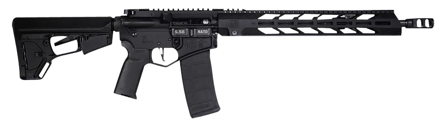 Diamondback DB1758K001 DB15 5.56x45mm NATO 16″ 30+1 Black Adjustable Magpul ACS-L Stock Black Magpul MOE-K2+ Grip