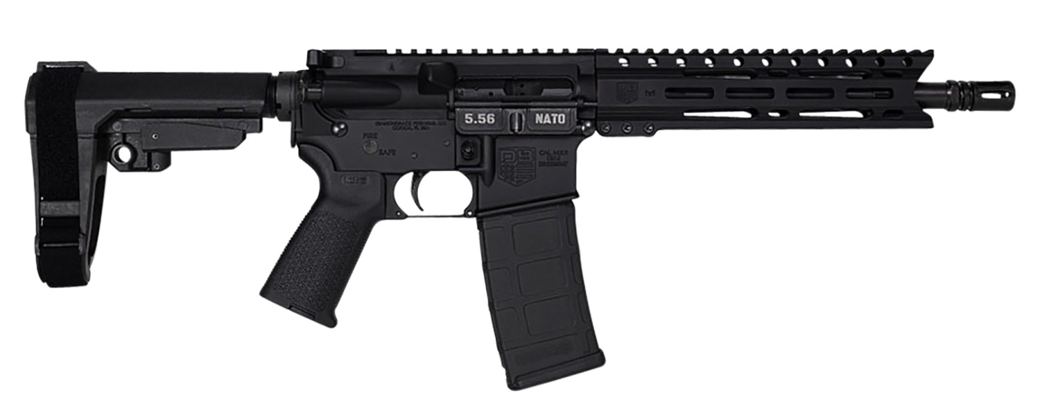 Diamondback DB1916K001 DB15 AR Pistol Carbine Length 5.56x45mm NATO 10″ 30+1 Black SBA3 Pistol Brace Stock
