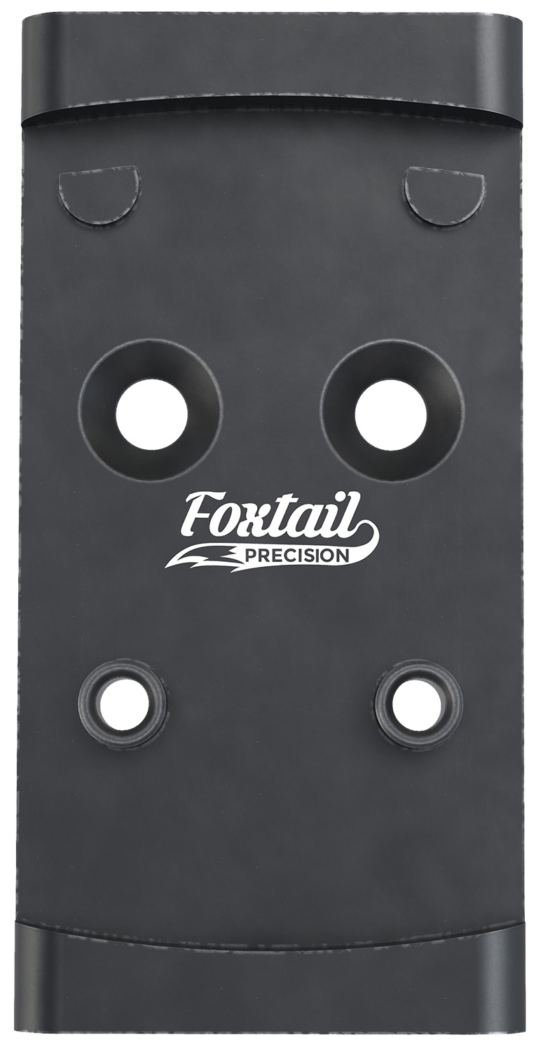 Foxtail Precision 100010 Adapter Plate Black Anodized Aluminum, Compatible w/Glock MOS, Holosun 407K/507K/EPS Carry Pattern Footprint Mount