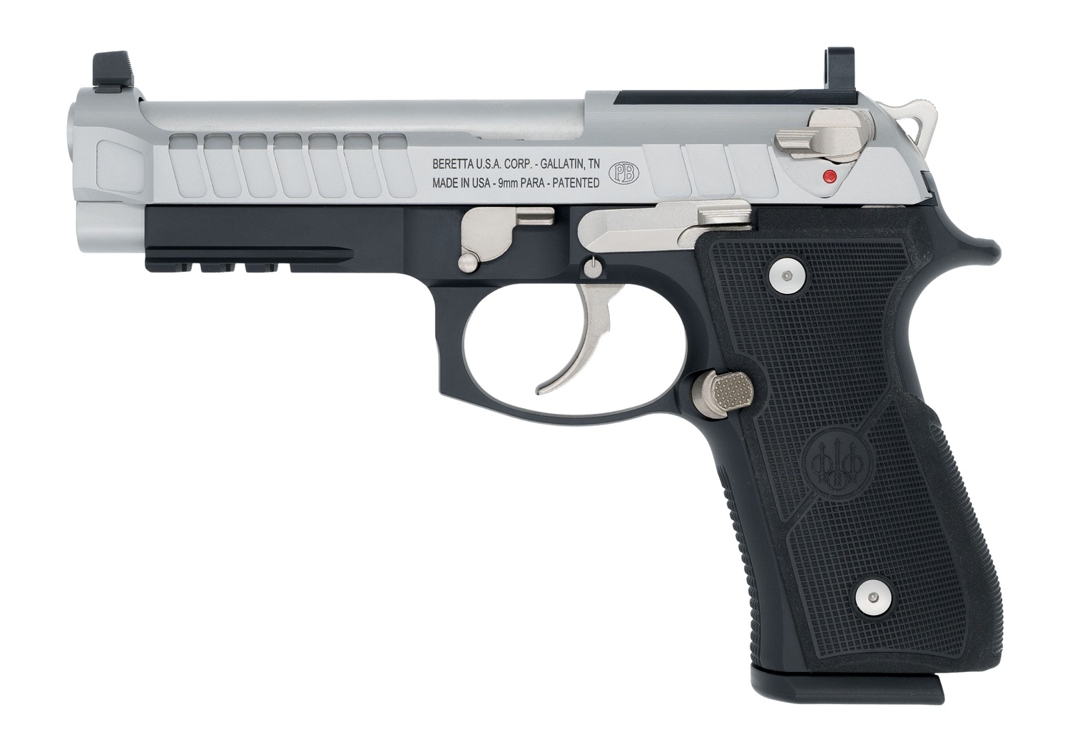 Langdon Tactical Tech 92E2TJNRR Beretta 92 Elite Full Size Frame 9mm Luger 18+1 4.70″ Stainless Steel Barrel, Inox Stainless Steel Optic Ready/Serrated Slide, Black Anodized Aluminum Frame w/Picatinn