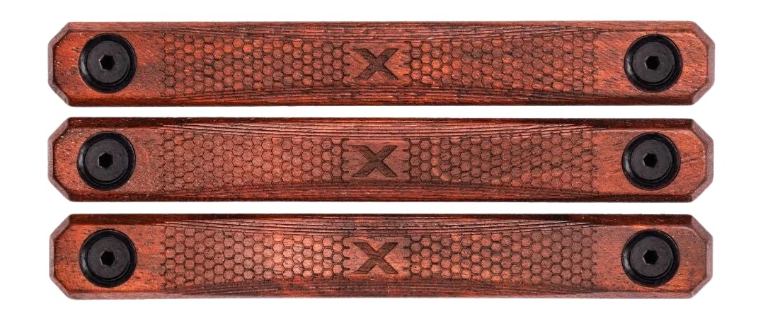 Woox SH.MLK004.S3 M-LOK Rail Covers 3 Slot American Walnut 4.88″ Long