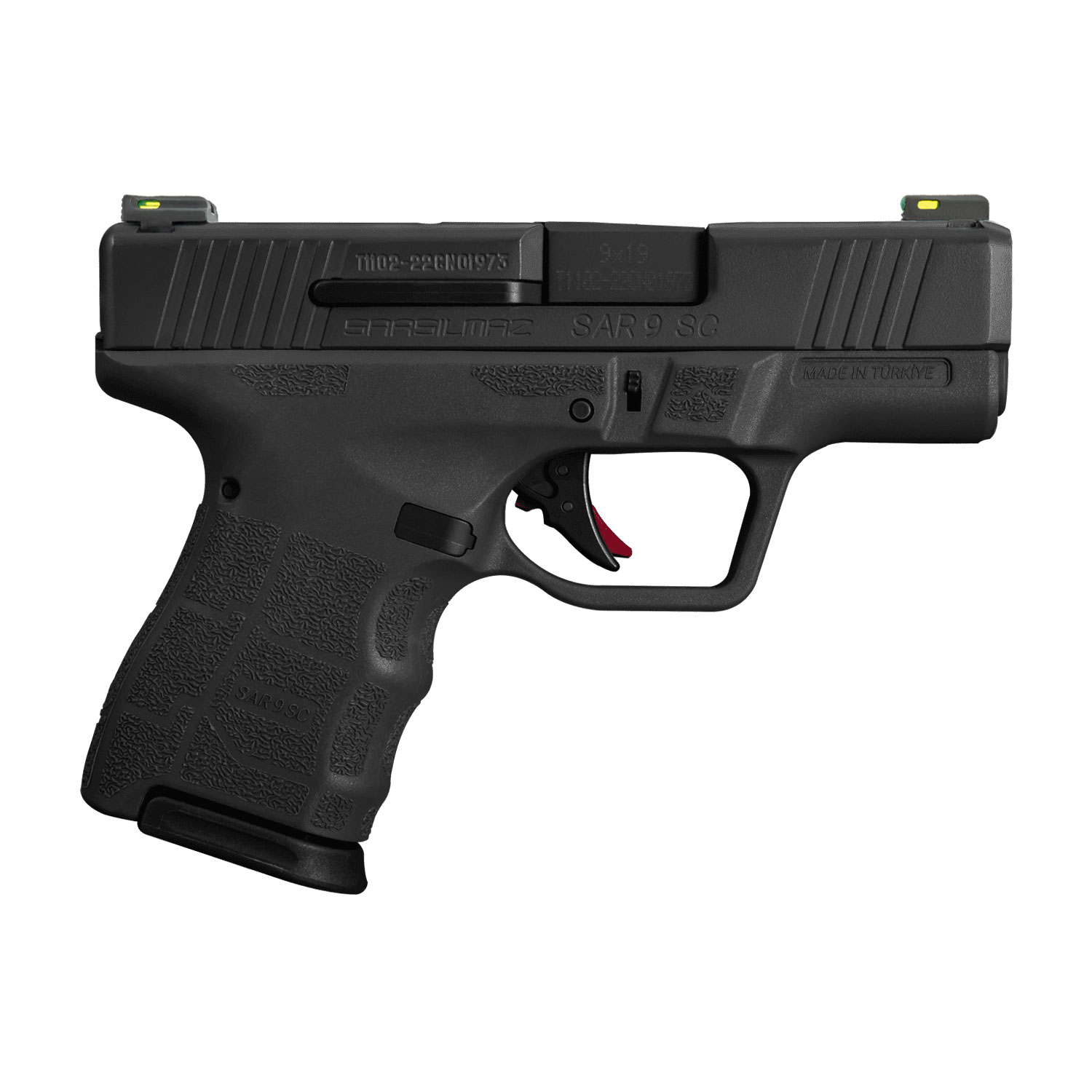 SAR FIREARMS SAR9 SC 9MM BLK 3.3″ 12+1 #